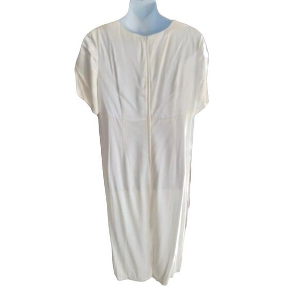 Vintage Ronnie Nicole II Cream 2-Piece Jacket & Maxi Dress Set Size 24W - Picture 8 of 11